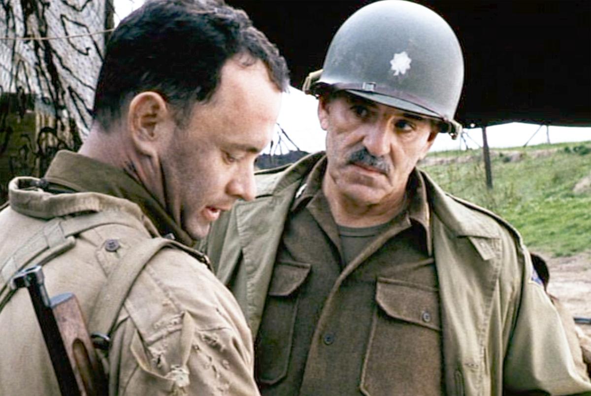 Tom Hanks, Dennis Farina, Saving Private Ryan, 1988CBS via Getty Images