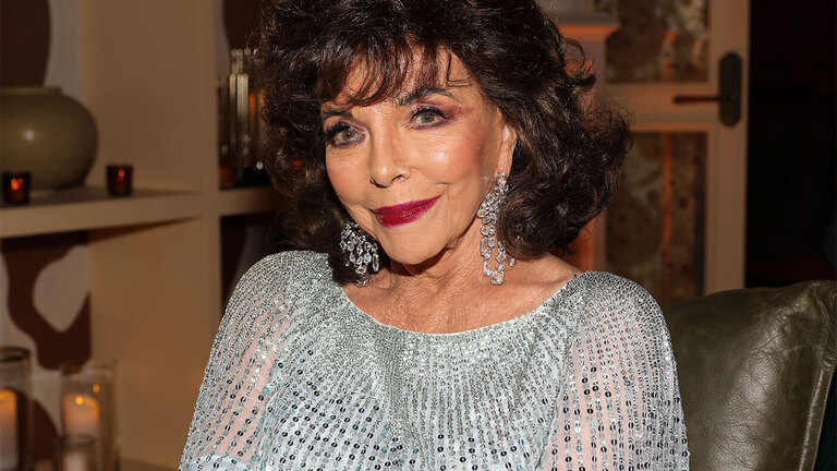 Joan Collins, 93, Rocks Swimsuit in Rare Photos With Former Bond Girl 
