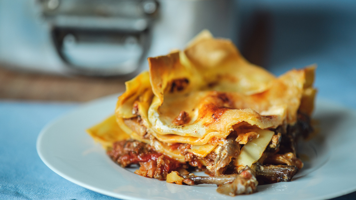 Giada De Laurentiis’ Sheet Pan Lasagna Delivers Crispy Edges in Every Bite