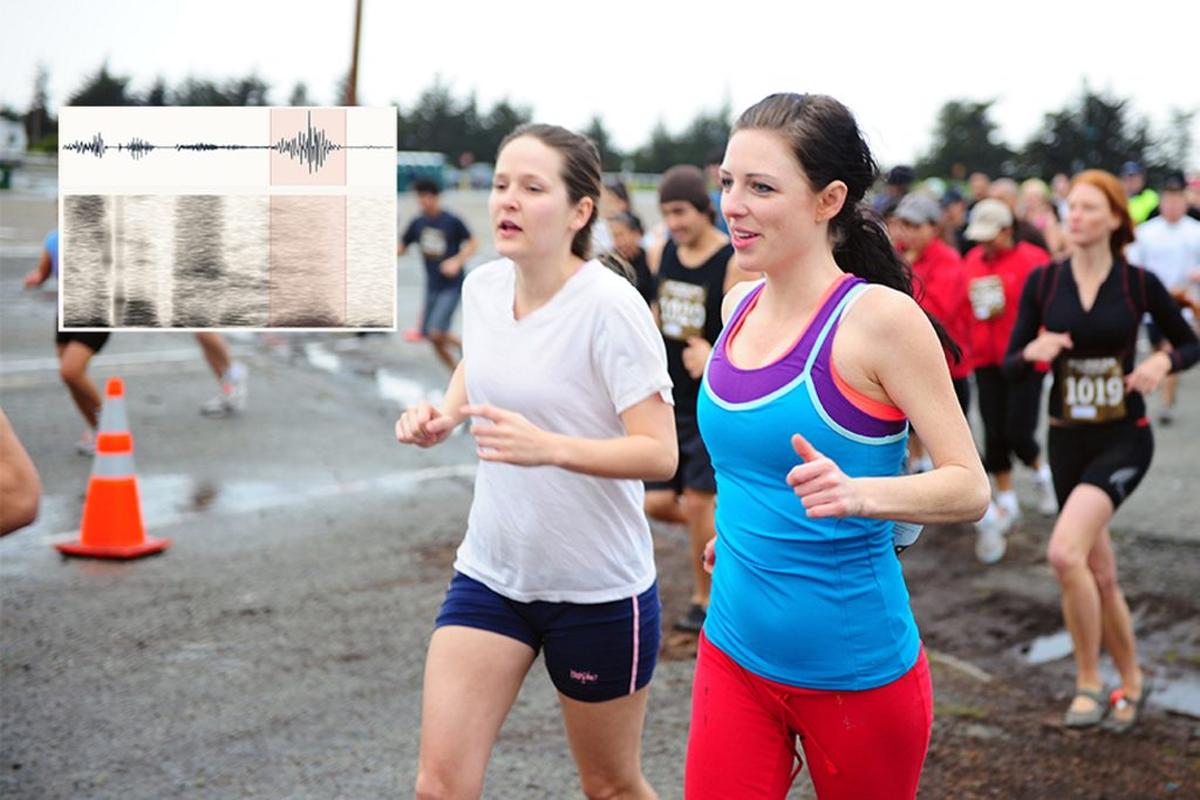  Vocal pitch, intensity, and pause structure are the vocal characteristics most impacted by changes in breathing and exercise. (Z Omidi / Presidio of Monterey via SWNS) 