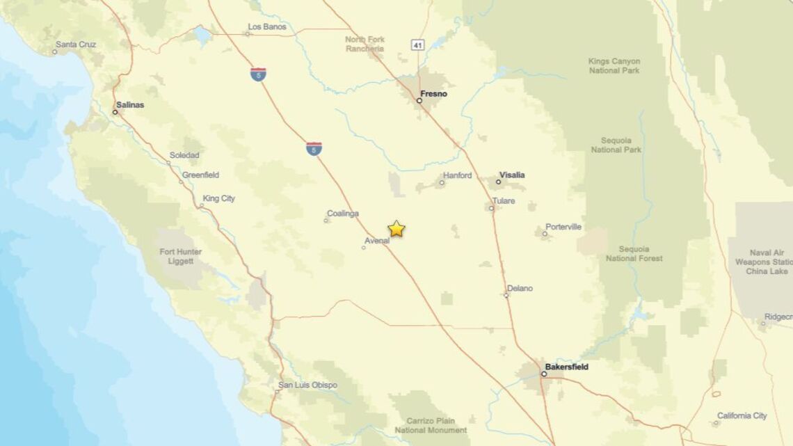 2.6 magnitude earthquake detected close to Kettleman City, CA on Aug. 4 