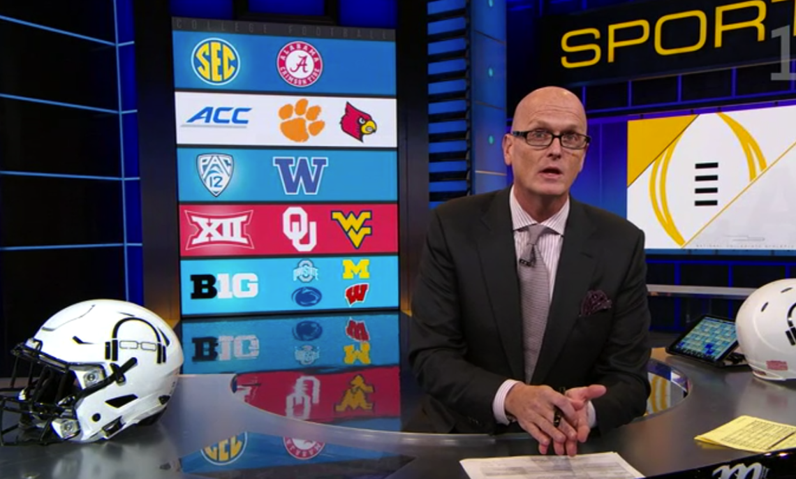 Scott Van Pelt talks about the College Football Playoff. 