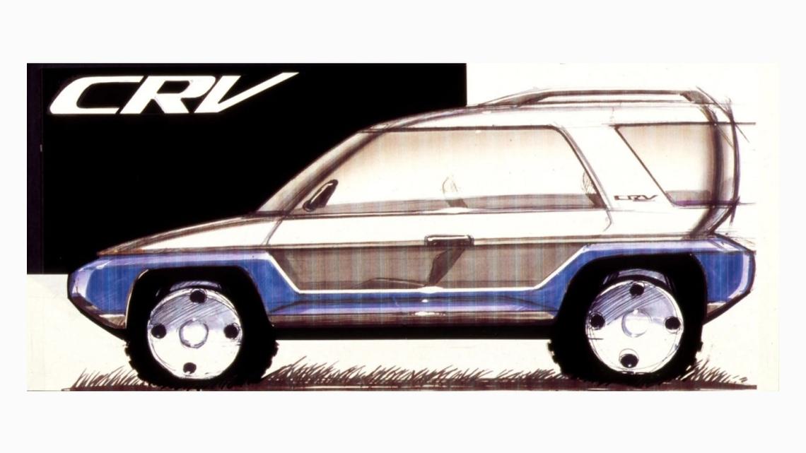 The Original Honda CR-V Almost Looked Like the Pontiac Aztek