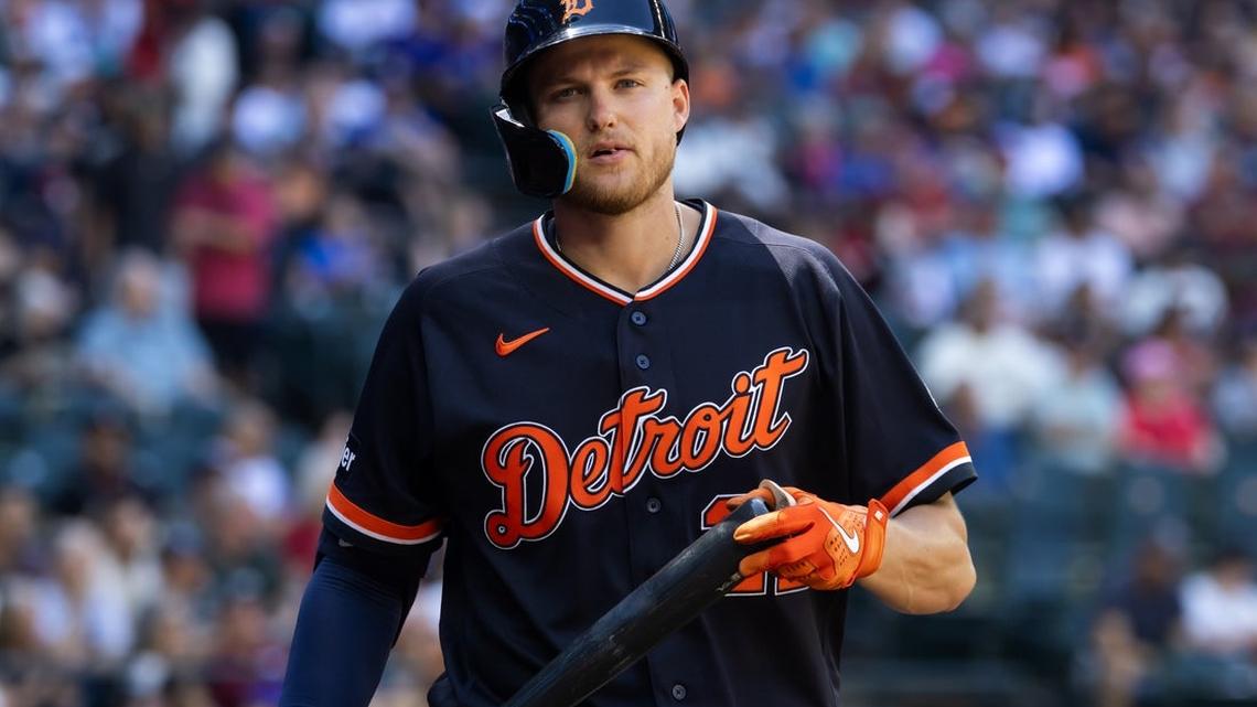 Tigers CF Parker Meadows hospitalized after collision  