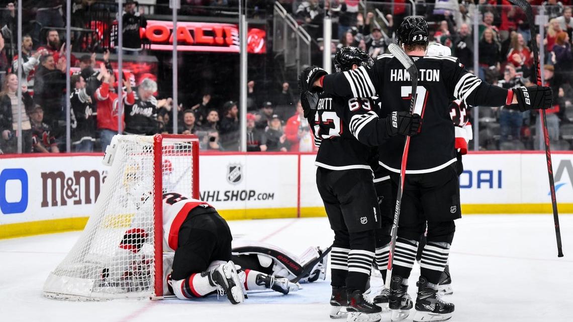 Nico Hischier (3 points) nets OT winner as Devils defeat Senators 