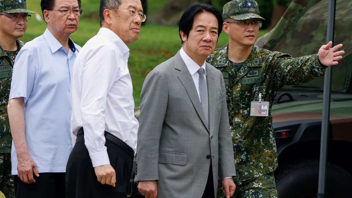 Taiwan president says he 'won't give up' on defence spending after parliament cuts 