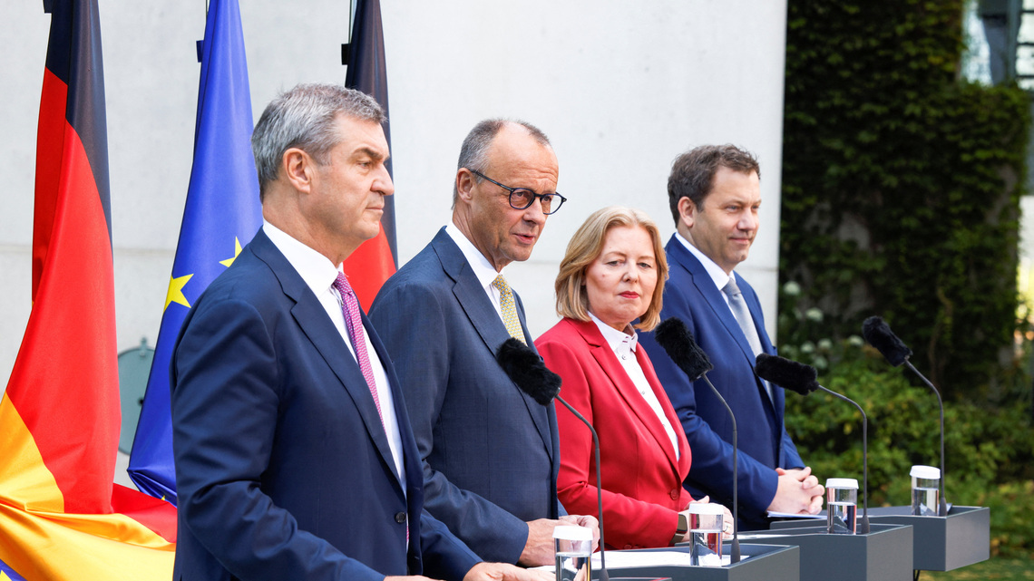 Under fire German ruling coalition unveils reform package
