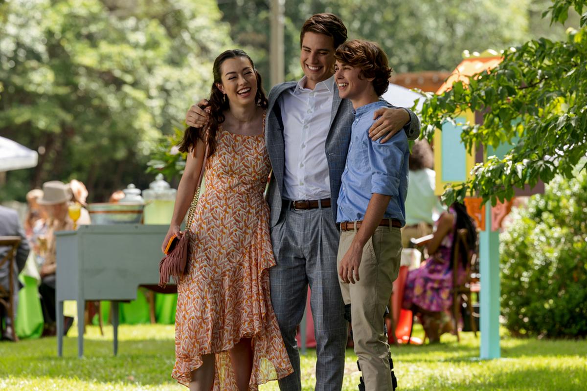 Anneliese Judge as Annie Sullivan, Carson Rowland as Ty Townsend, Logan Allen as Kyle Townsend in ‘Sweet Magnolias’STEVE SWISHER/NETFLIX