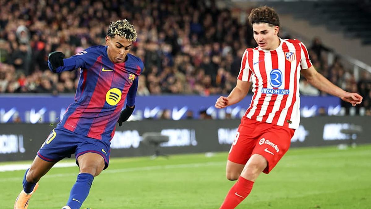  Julián Alvarez (right) and Lamine Yamal could form a fearsome partnership. | Joan Valls/Urbanandsport/NurPhoto/Getty Images 