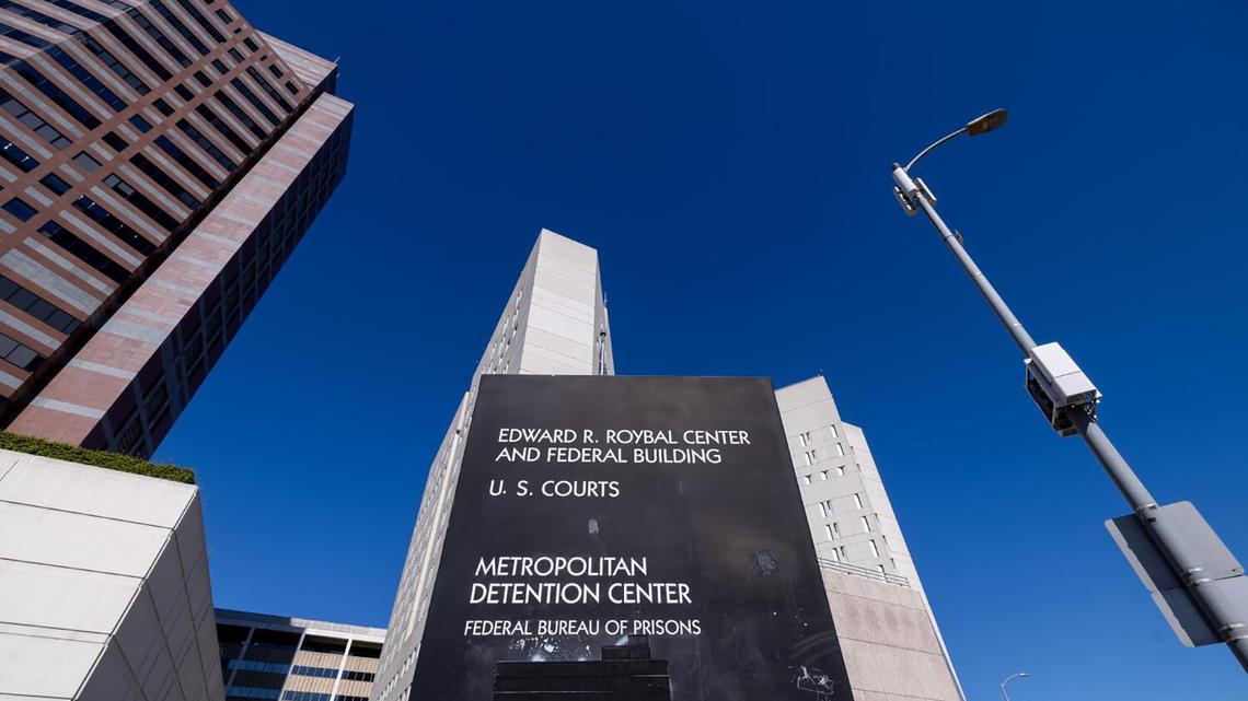 Federal agent injured in clash with protesters in Downtown LA during student walkout 