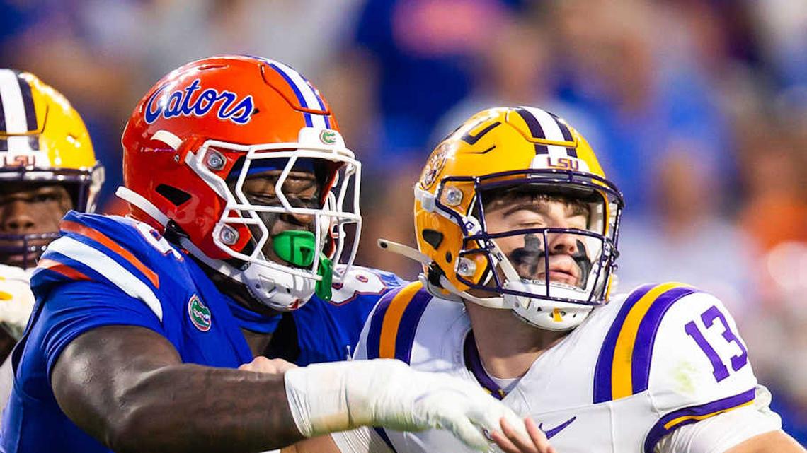  Florida Gators defensive lineman Caleb Banks had a breakout end to his 2024 campaign. | Doug Engle / USA TODAY NETWORK via Imagn Images 
