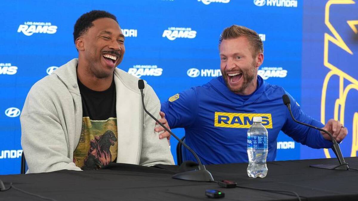  The Rams are once again all in after a mega-trade for Myles Garrett, but one key injury could throw off the balance in L.A. | Kirby Lee-Imagn Images 