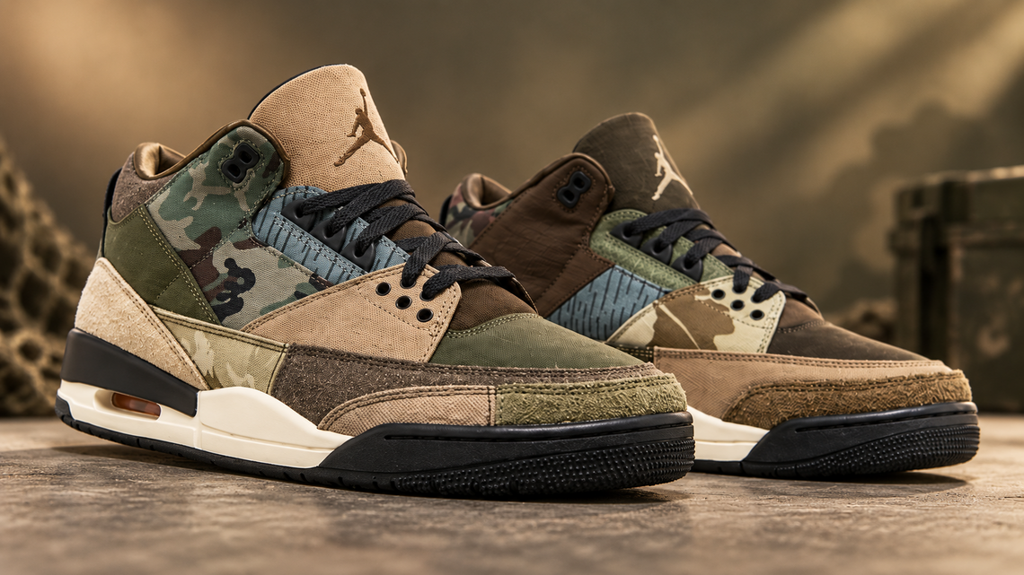 Air Jordan 3 'Patchwork Camo': Where to Buy the Rugged Mixed-Material AJ3