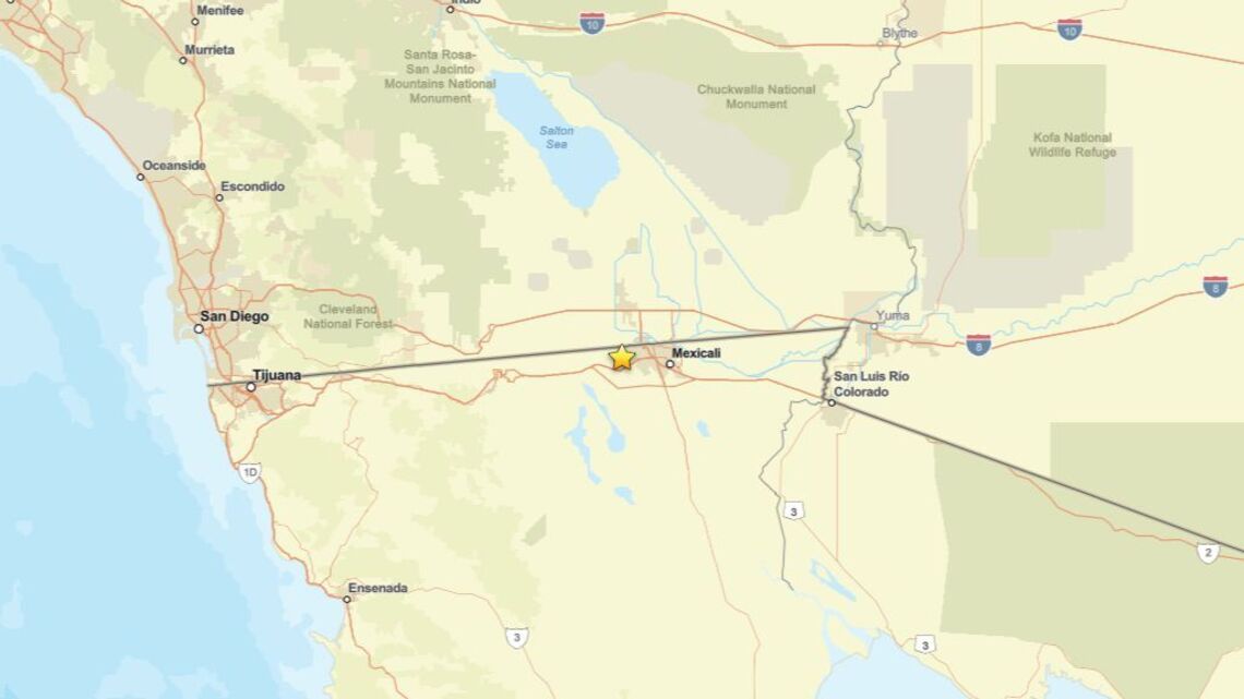 Update: 2.3 magnitude earthquake registered near Progreso, B.C., MX on Sept. 6 