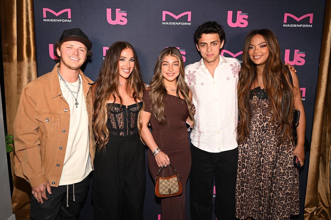 Hudson McLeroy, Ariana Biermann, Gia Giudice, Shai Fruchter and Riley Burruss.