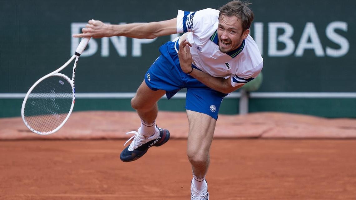 No. 6 seed Daniil Medvedev upset; Frenchman Moise Kouame (17) advances 