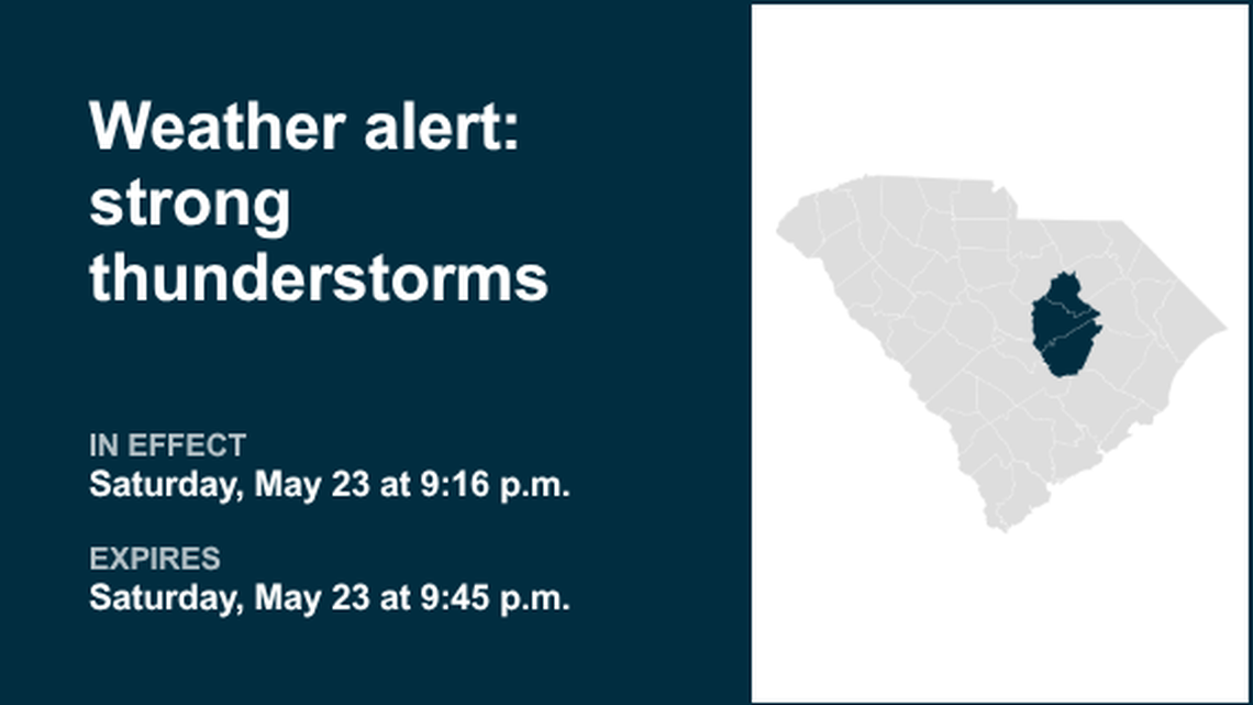 Expect strong thunderstorms in Pee Dee Saturday night - gusts up to 50 mph 