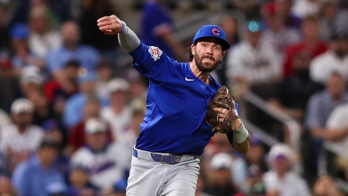 Cubs shortstop Dansby Swanson ranks seventh with four outs above average at his position. | Brett Davis-Imagn Images 