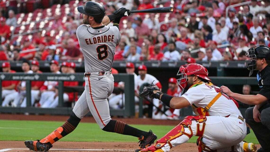 Bryce Eldridge's massive blast sparks Giants to win over Cardinals