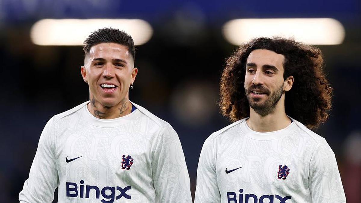  Enzo Fernández (left) and Marc Cucurela might have already played their final game for Chelsea. | Luke Walker/Getty Images 