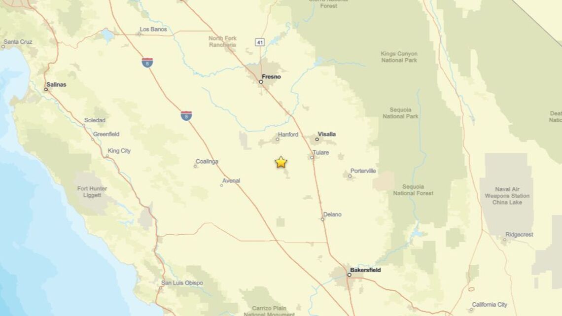 Update: Earthquake measuring 2.6 rattles area near Corcoran, CA on Aug. 25 
