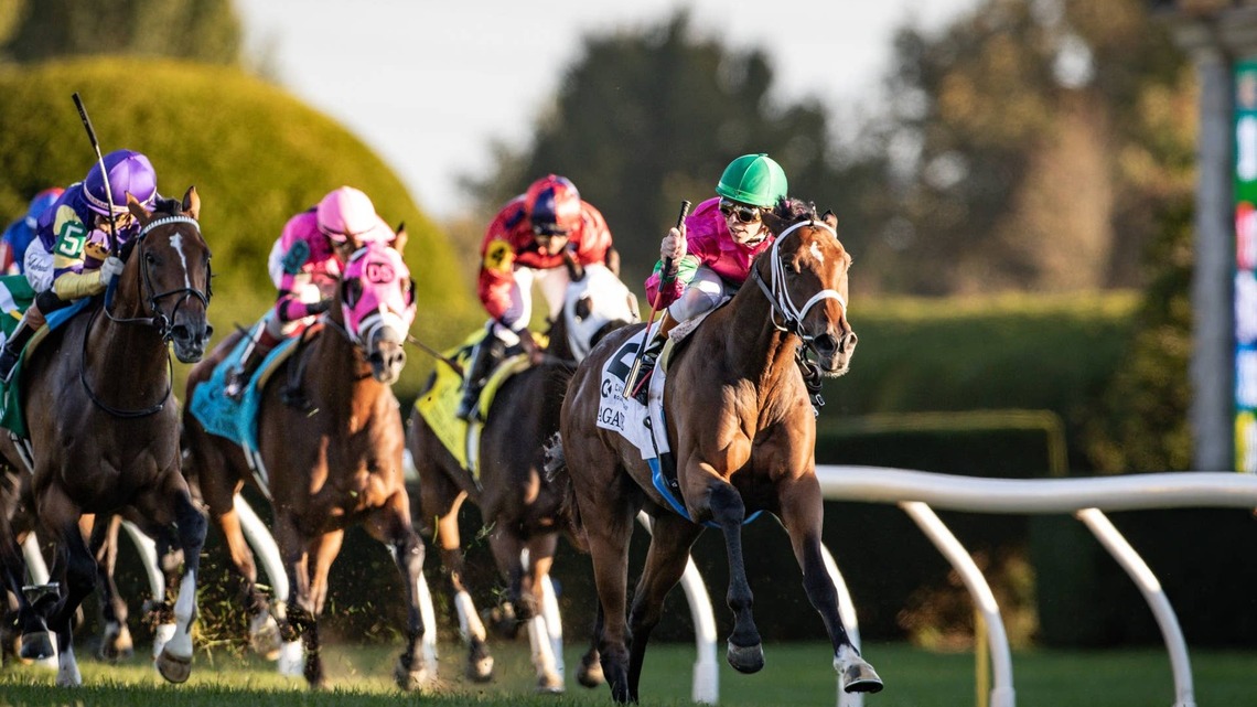 Agate Stamps Breeders' Cup Credentials In Bourbon Stakes 