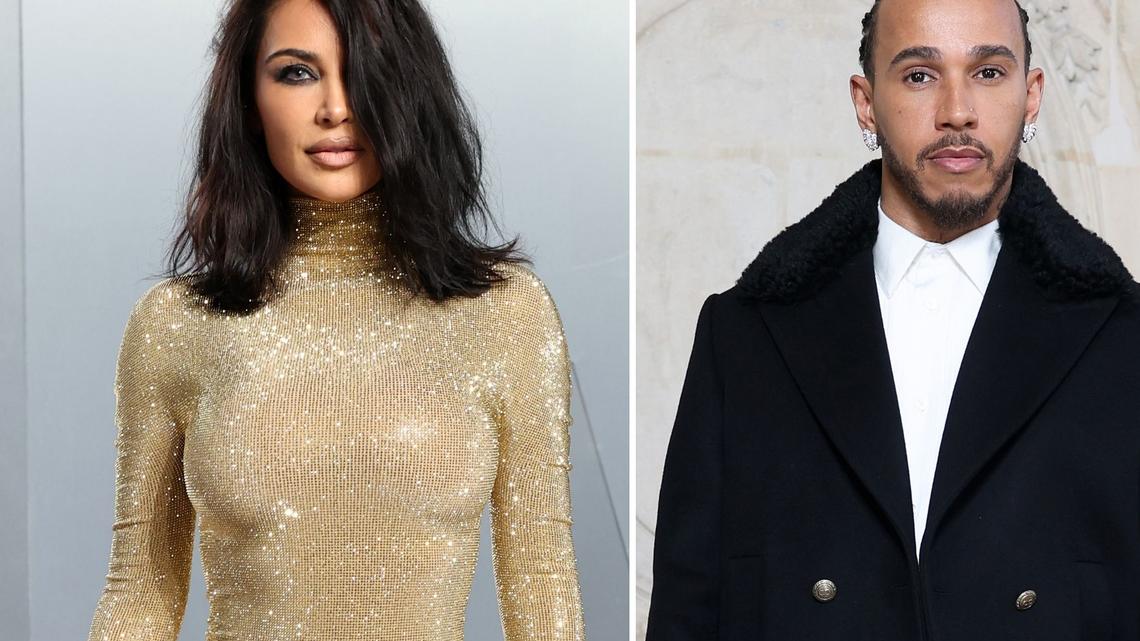 Kim Kardashian Shares Rare Glimpse of Lewis Hamilton on Instagram 
