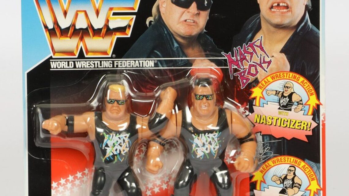 WWF wrestling figures from '90s grapple thousands at auction