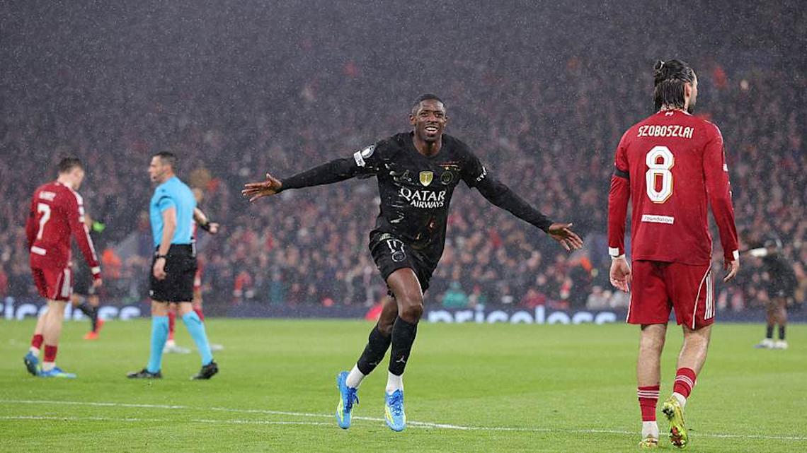  Dembélé's goal sealed the tie. | Alex Livesey/Danehouse/Getty Images 