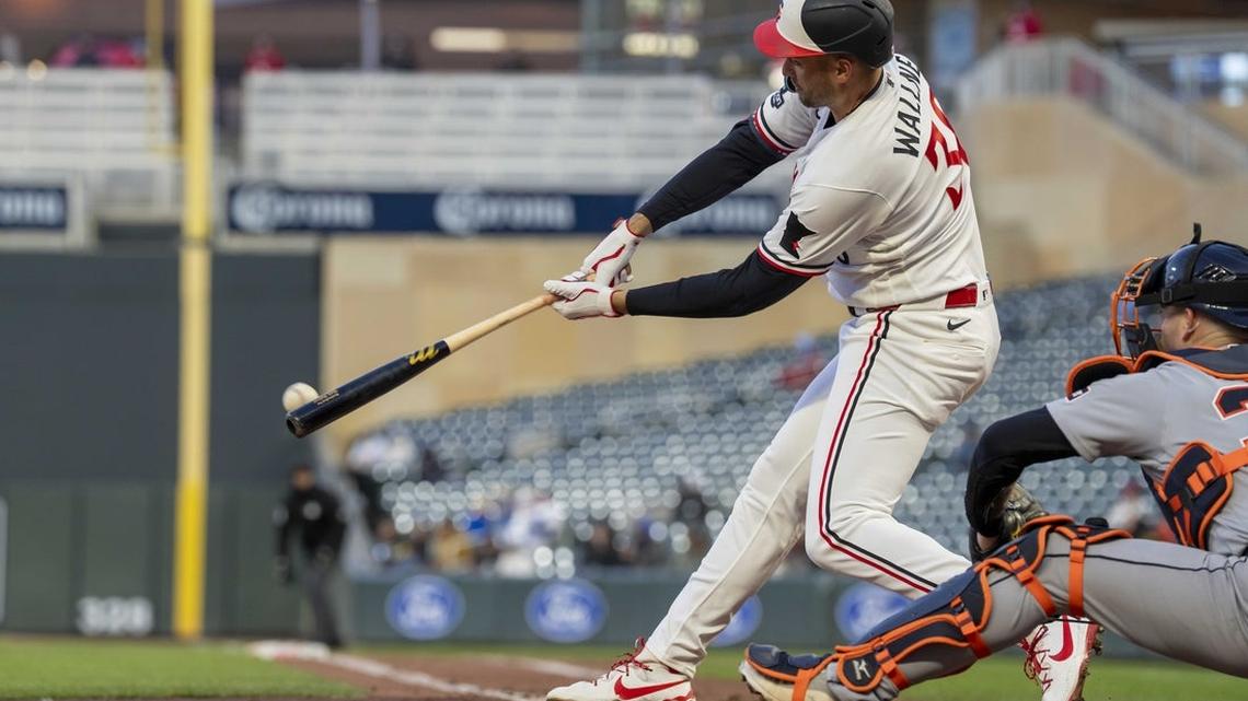 Luke Keaschall helps Twins pull away from Tigers in opener