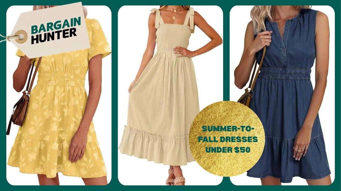 These 9 Dresses Are Perfect for the Summer-to-Fall Transition, And They're All Under $50 