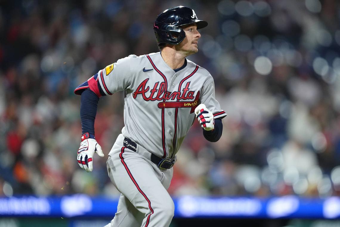  Atlanta Braves outfielder Mike Yastrzemski (18) © Kyle Ross-Imagn Images