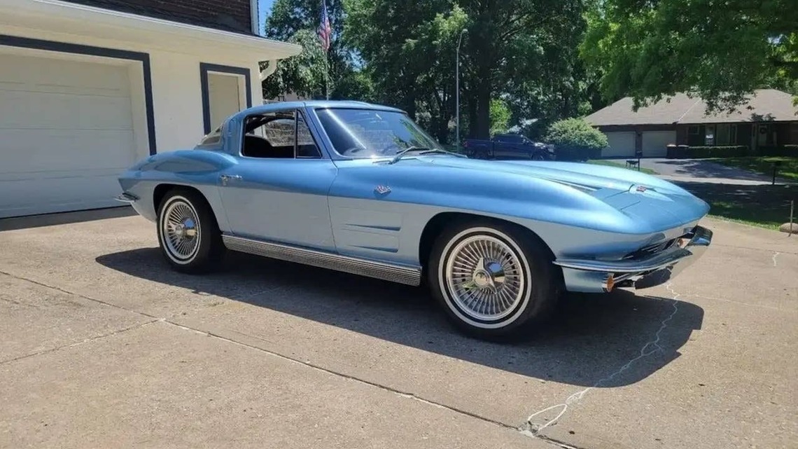1963 Chevrolet Corvette Split Window Coupe In Silver Blue Listed For Sale at $169,500: Strong Buy or Overpriced? 