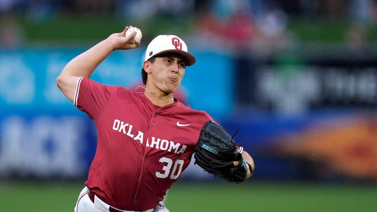  Oklahoma was under .500 in the rugged SEC this season, but remains alive in the Men's College World Series. | BRYAN TERRY/THE OKLAHOMAN / USA TODAY NETWORK via Imagn Images 