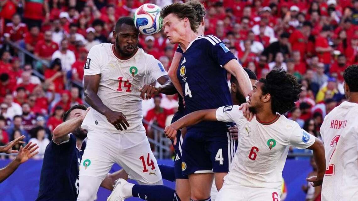Ismael Saibar's early goal proves enough as Morocco downs Scotland 
