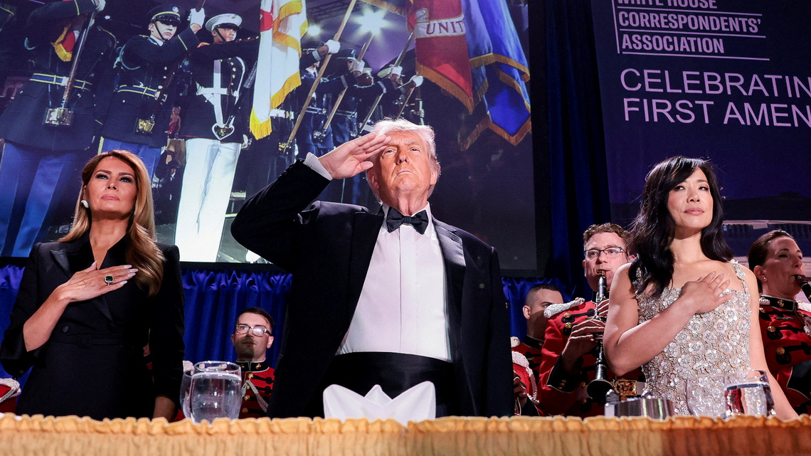Trump to deliver 'unifying yet vicious' speech at dinner celebrating press freedom 