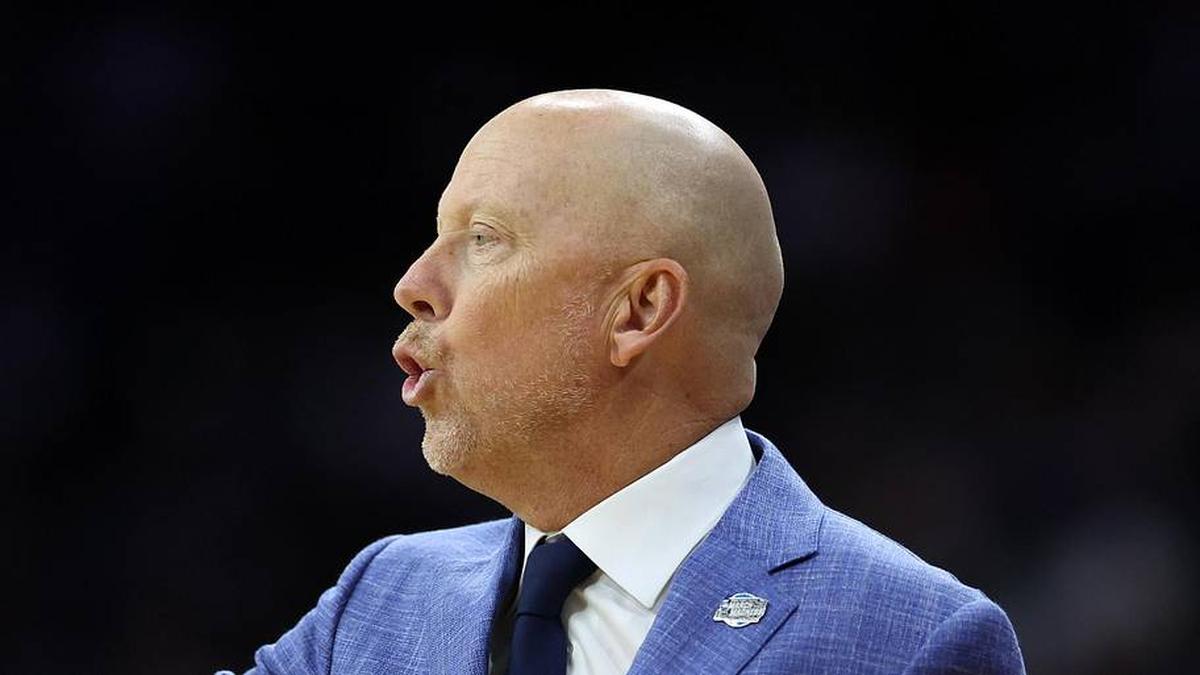  Mar 20, 2026; Philadelphia, PA, USA; UCLA Bruins head coach Mick Cronin reacts in the first half during a first round game of the men's 2026 NCAA Tournament at Xfinity Mobile Arena. Mandatory Credit: Bill Streicher-Imagn Images | Bill Streicher-Imagn Images 