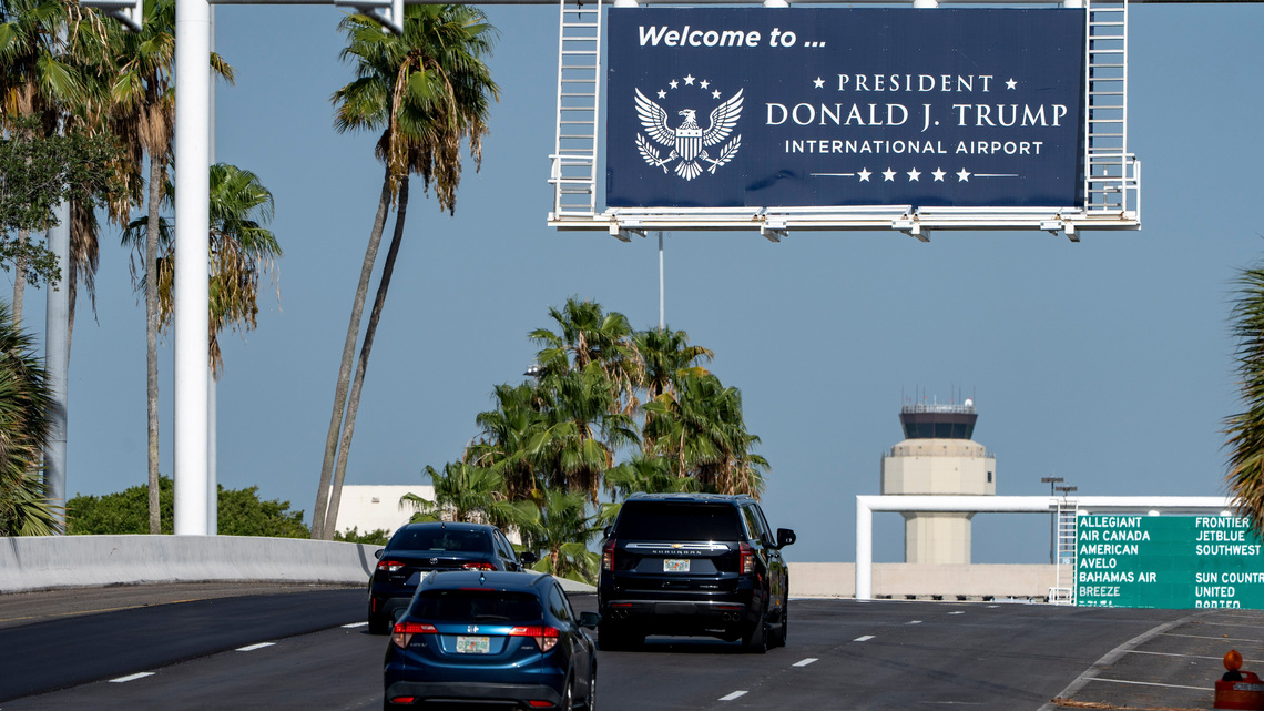 Trump International Airport code changes from PBI to DJT