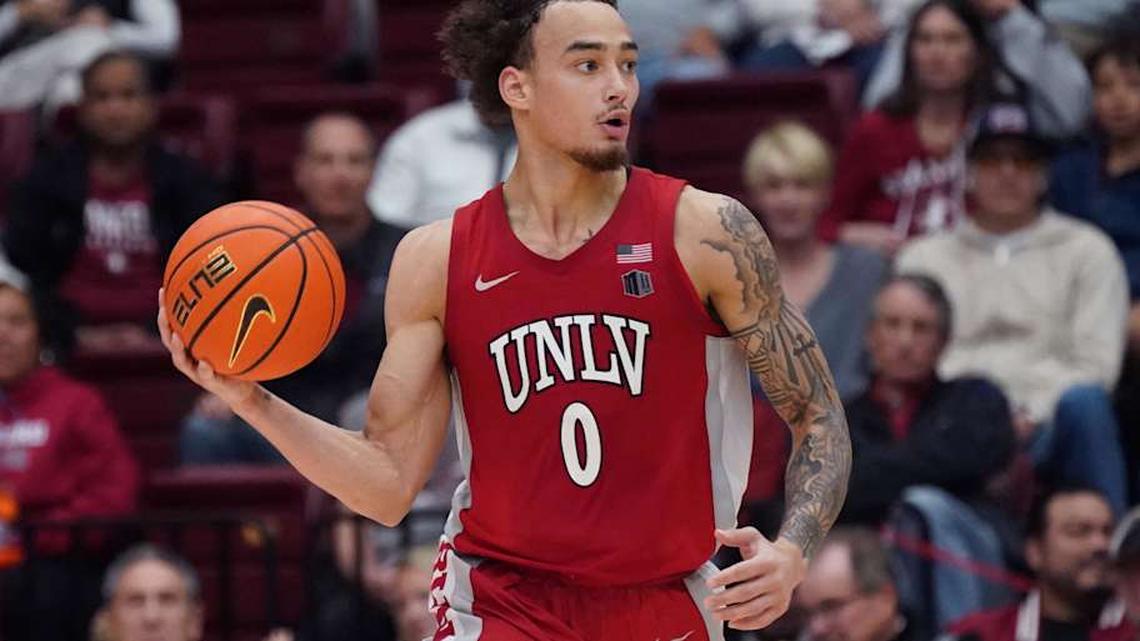  UNLV guard Dra Gibbs-Lawhorn proved his mettle this season. | David Gonzales-Imagn Images 