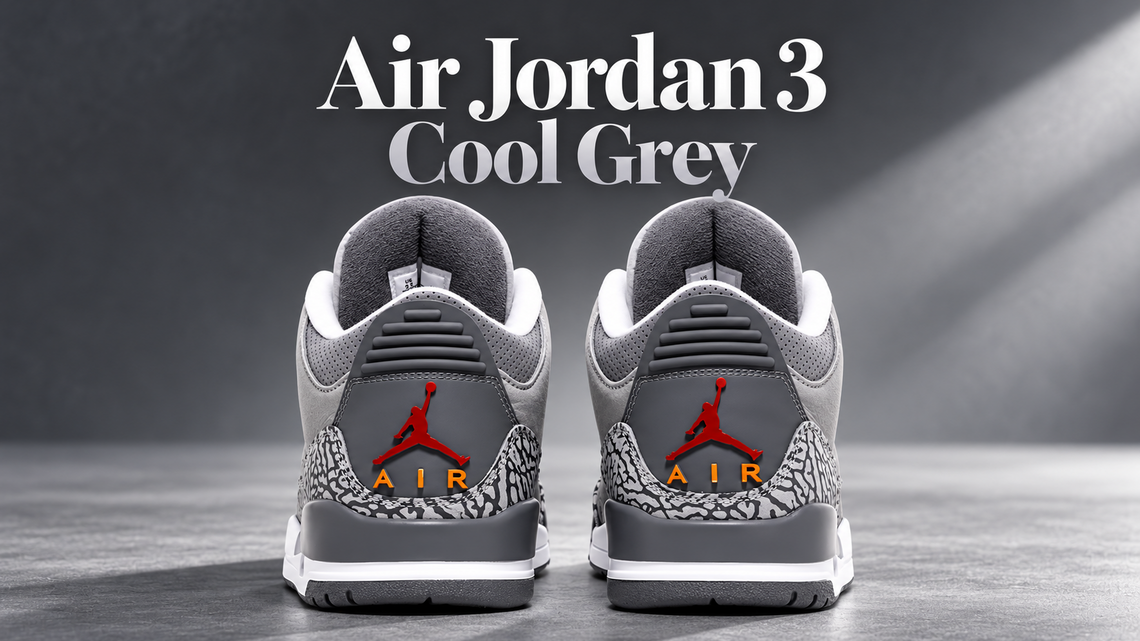 Air Jordan 3 'Cool Grey' Is Back in the Spotlight at Near-Retail Prices 