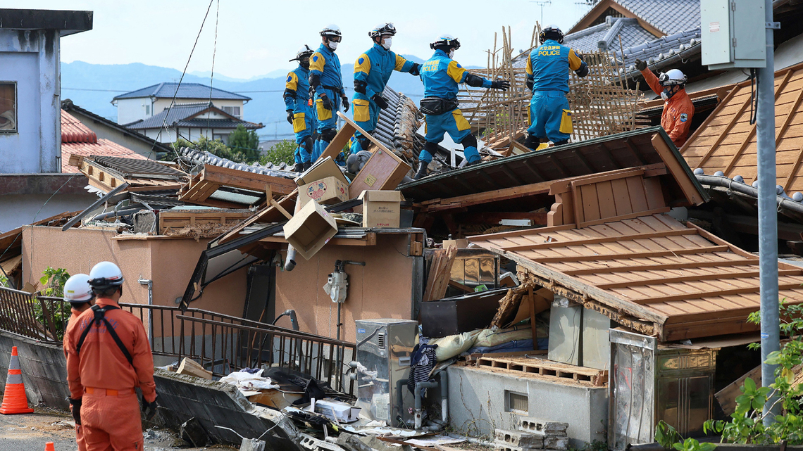 Japan earthquake death toll rises to 28