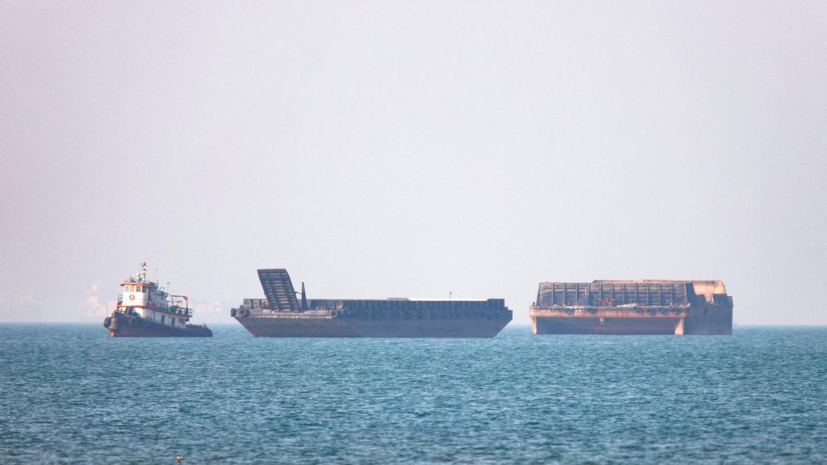 Vessels in the Strait of Hormuz near Bandar Abbas, Iran, May 4, 2026. Amirhosein Khorgooi/ISNA/WANA (West Asia News Agency) via REUTERS