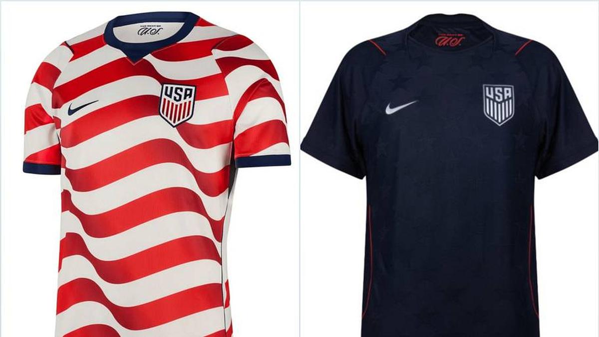  The U.S. kit features a throwback to the 1990s with the new home shirt design. | Nike 