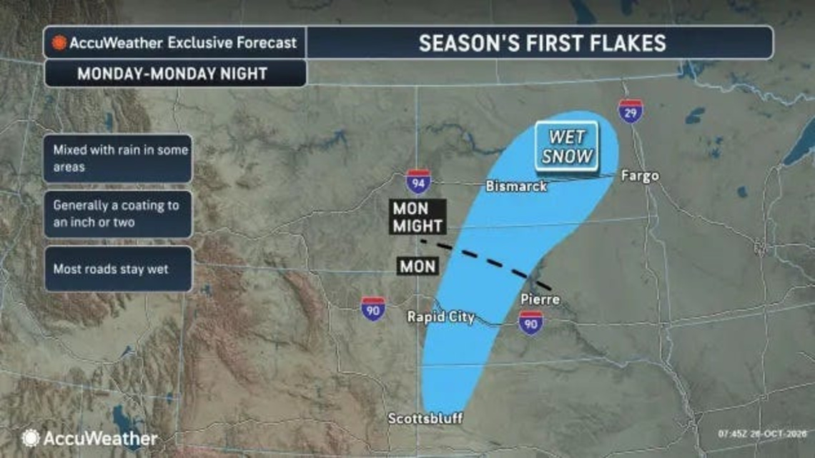 Winter is coming: First snowstorm of the season expected in central US