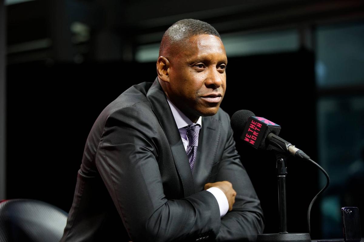  Toronto Raptors Former Vice-Chairman and Team President Masai Ujiri. John E. Sokolowski-Imagn Images