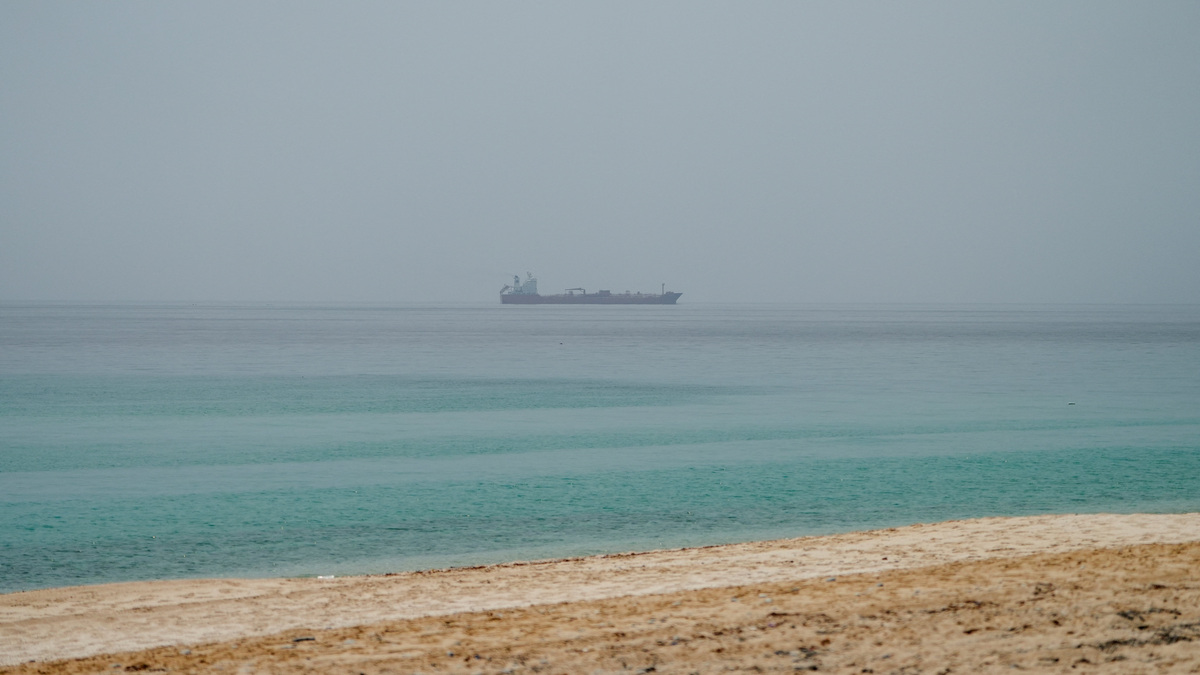 Oil tanker JORYA sails at the sea near the Omani coast, as seen from Musandam, Oman, June 25, 2026. REUTERS/Stringer