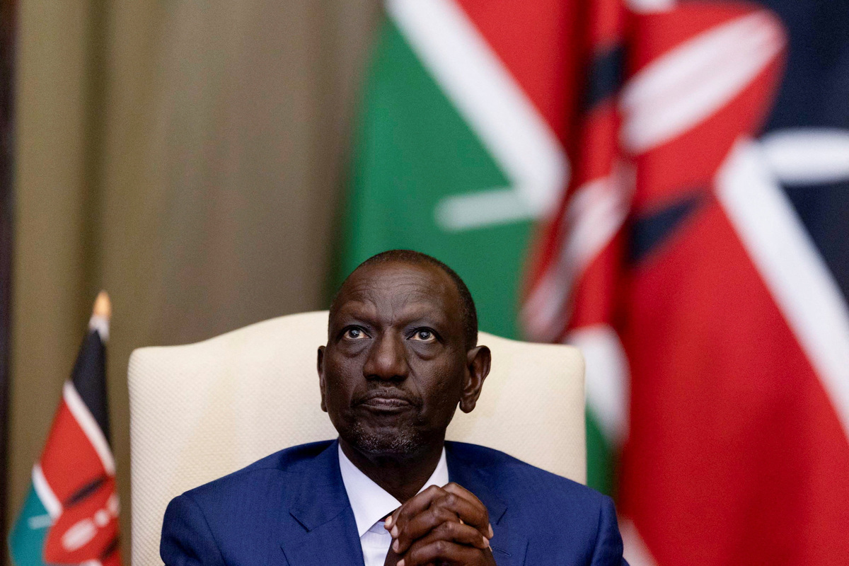 Kenyan President William Ruto looks on during opening remarks during his state visit, aimed at deepening economic, political, and strategic ties, at the Union Buildings in Pretoria, South Africa, June 4, 2026. REUTERS/Alet Pretorius
