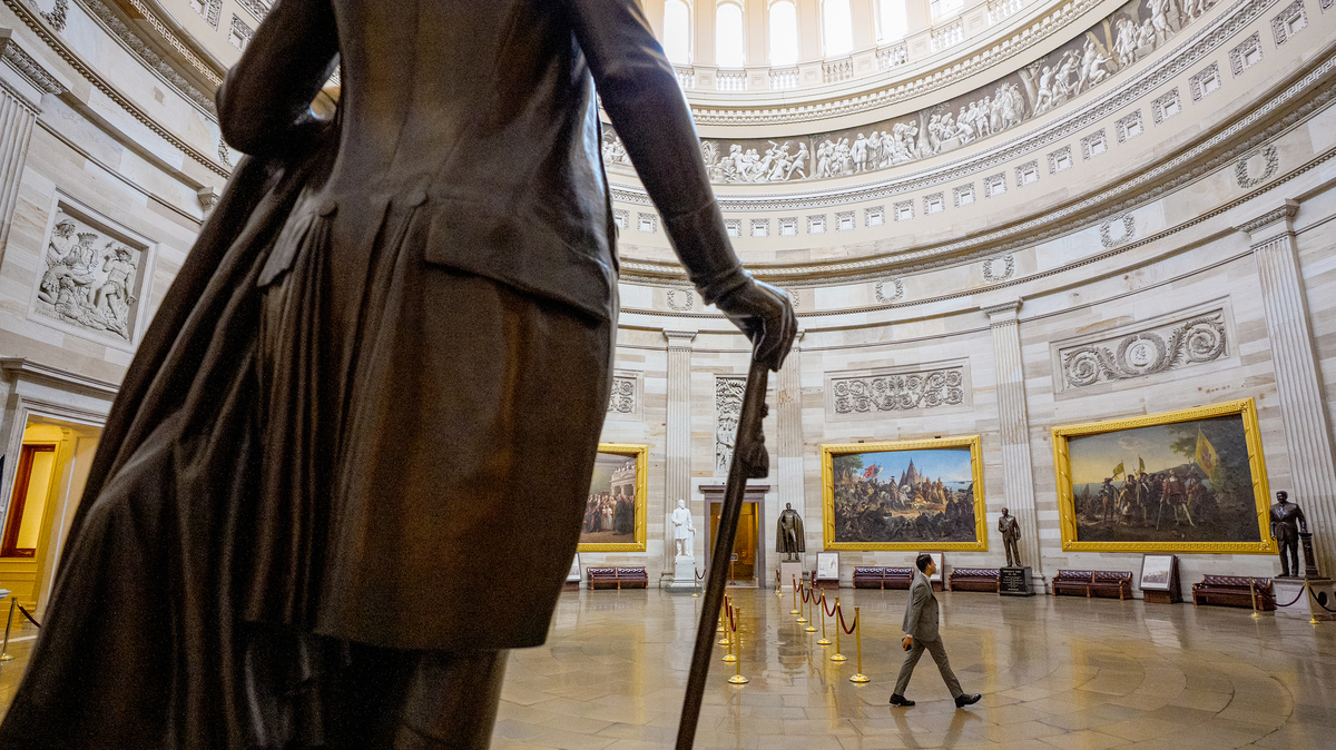 The Rotunda of the U.S. Capitol Building on Oct. 14, 2025, in Washington, DC. According to last month’s Gallup poll, just 10% of the public approves of the way Congress is handling its job. (Andrew Harnik/Getty Images/TNS)