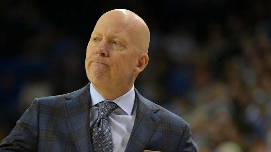  Jan 10, 2026; Los Angeles, California, USA; UCLA Bruins head coach Mick Cronin reacts after a play in the first half against the Maryland Terrapins at Pauley Pavilion presented by Wescom Financial. Mandatory Credit: Jayne Kamin-Oncea-Imagn Images | Jayne Kamin-Oncea-Imagn Images 