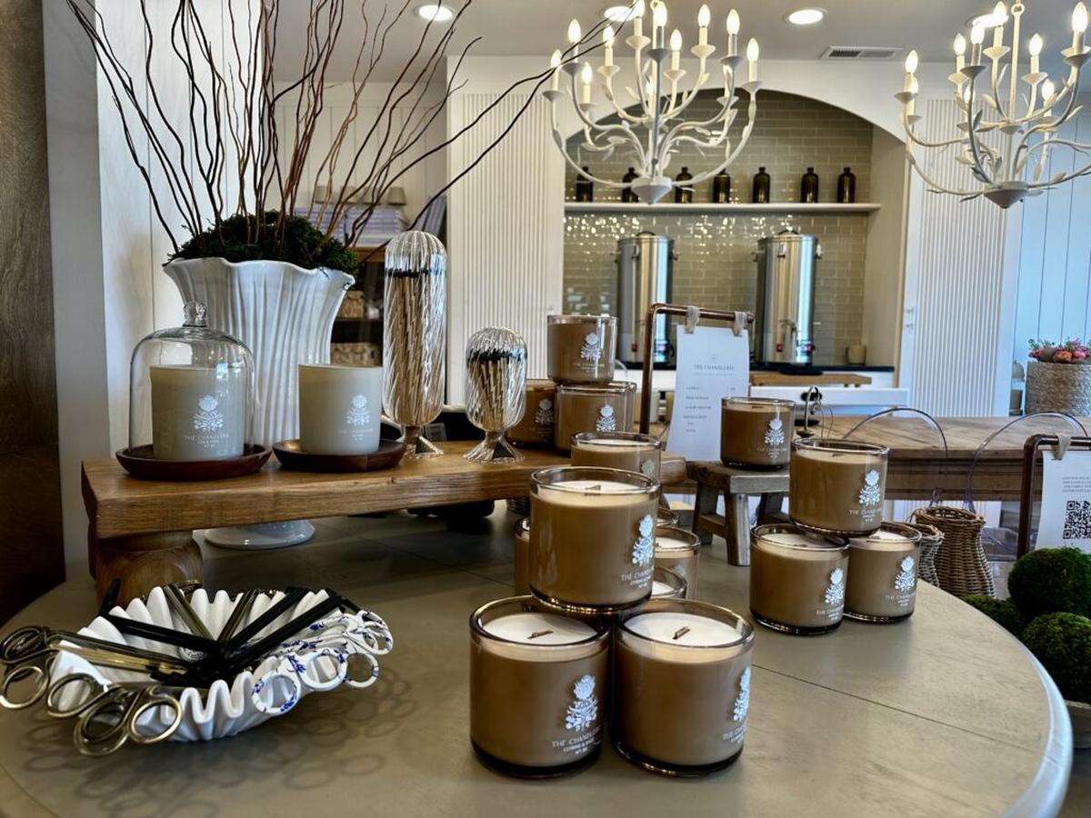  The Chandlerie features signature candle fragrances available year-round. Photo credit: Cathy Bennett Kopf 
